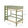 FLEXA Bunk bed with straight ladder Popsicle kiwi 
