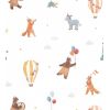 LILIPINSO Animals and balloons wallpaper 