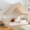 ETTOMIO ettino montessori evolutive house bed in natural white 