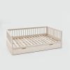 ETTOMIO Ettino Nido with underbed drawer in natural white 