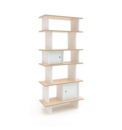 oeuf - mini library verticale (bianco/betulla)