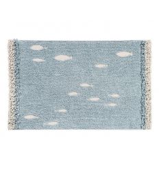 LORENA CANALS tappeto lavabile nuvole (grigio), spedizione