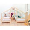 BENLEMI Wooden House Bed for Two Children (white) VILLY 