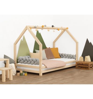 BENLEMI montessori House Bed FUNNY (natural) 