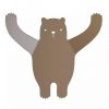 TRESXICS Bear wall hook (beige/brown) 