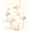 cole & son carta da parati fenicotteri flamingos (powder blue)