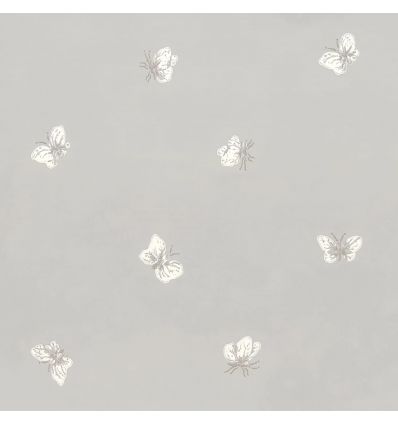 cole & son - wallpaper butterflies peaseblossom (grey) 