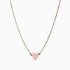 Titlee Grant Heart Necklace (Powder Pink)