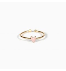 Titlee Grant Heart Ring (Powder Pink)