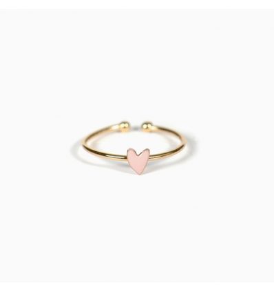 Titlee Grant Heart Ring (Powder Pink)