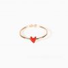 Titlee Grant Heart Ring (Poppy Red)