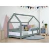 BENLEMI montessori house bed tery with security rail (sage green)
