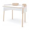 oeuf - brooklyn desk (white/birch) 
