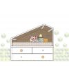 lagrama - letto casetta cottage compact (bianco)