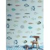 inke - wall mural fishes vissen blauw Sale Online, Best Price