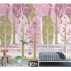 inke - wall mural trees leidse hout roze Sale Online, Best Price