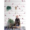 inke - wall mural birds vogels roze Sale Online, Best Price