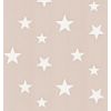 hibou home - carta da parati stelle "stars" (blush/white)