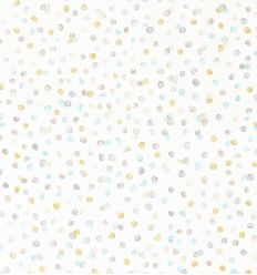 scion - carta da parati "lot of dots" (hemp/biscuit/maize)