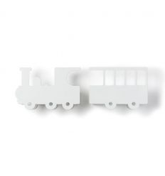 tresxics - train shelf white