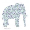 INKE wallpaper decal large elephant 