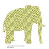 inke - carta da parati sagomata elefante grande