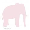 INKE carta da parati sagomata elefante grande