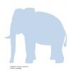 INKE carta da parati sagomata elefante grande, spedizione