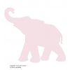 inke - carta da parati sagomata elefante baby