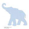 INKE carta da parati sagomata elefante baby, spedizione