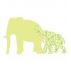 inke - carta da parati sagomata elefante baby