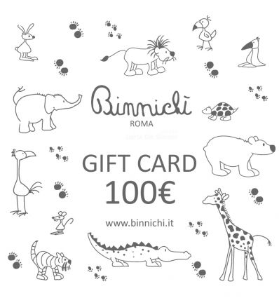 binnichi' gift card - buono regalo 100€, spedizione gratuita