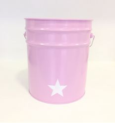 paper bin star (pink)