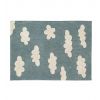 LORENA CANALS cotton rug clouds (vintage blue) 120x160 