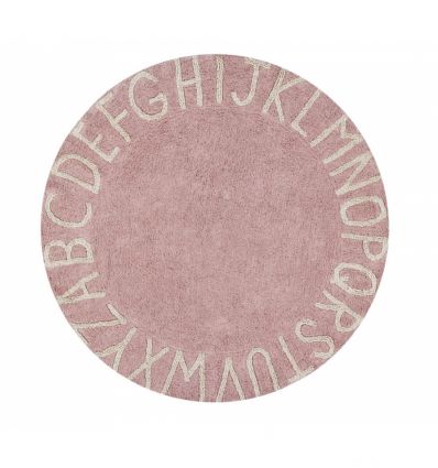 LORENA CANALS alfombra lavable alfabeto ABC (nude vintage)