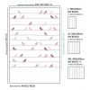 inke - wall mural birds vogels roze Sale Online, Best Price