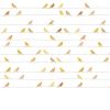 inke - murale in carta da parati uccellini vogels geel