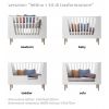 DONE BY DEER convertible cot 4 in 1 white Sale Online, Best