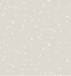 cole & son - carta da parati stars (grey/white)