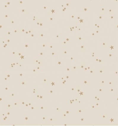 cole & son - wallpaper stars (ivory/gold)