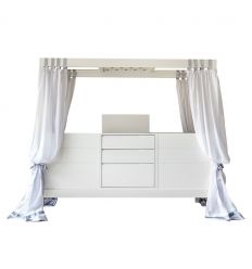 complojer - ticia for twins evolutionary bed (white)