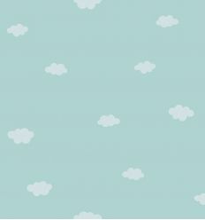 casadeco - wallpaper with clouds (light blue) Sale Online, Best