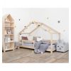 BENLEMI montessori house bed lucky with security rail (natural)