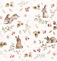 dekornik - carta da parati happy rabbits