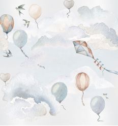 dekornik - carta da parati balloons fairytale