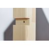 BENLEMI montessori wooden house shelf tally (natural decor) 