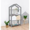 BENLEMI montessori wooden house shelf tally (grey) Sale Online