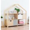 BENLEMI montessori wooden house shelf shelly (natural decor)