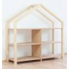 BENLEMI montessori wooden house shelf shelly (grey) 