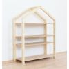 BENLEMI montessori wooden house shelf polly (natural decor)